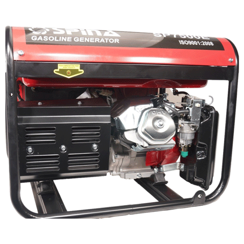 موتور برق اسپینا بنزینی استارت 5/7 کیلو وات دیجیتال SP9500E